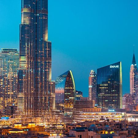 Elite Royal Apartment - Panoramic Full Burj Khalifa, Fountain & Skyline View - Baron Дубай Екстер'єр фото