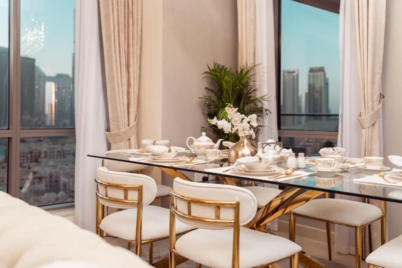 Elite Royal Apartment - Panoramic Full Burj Khalifa, Fountain & Skyline View - Baron Дубай Екстер'єр фото