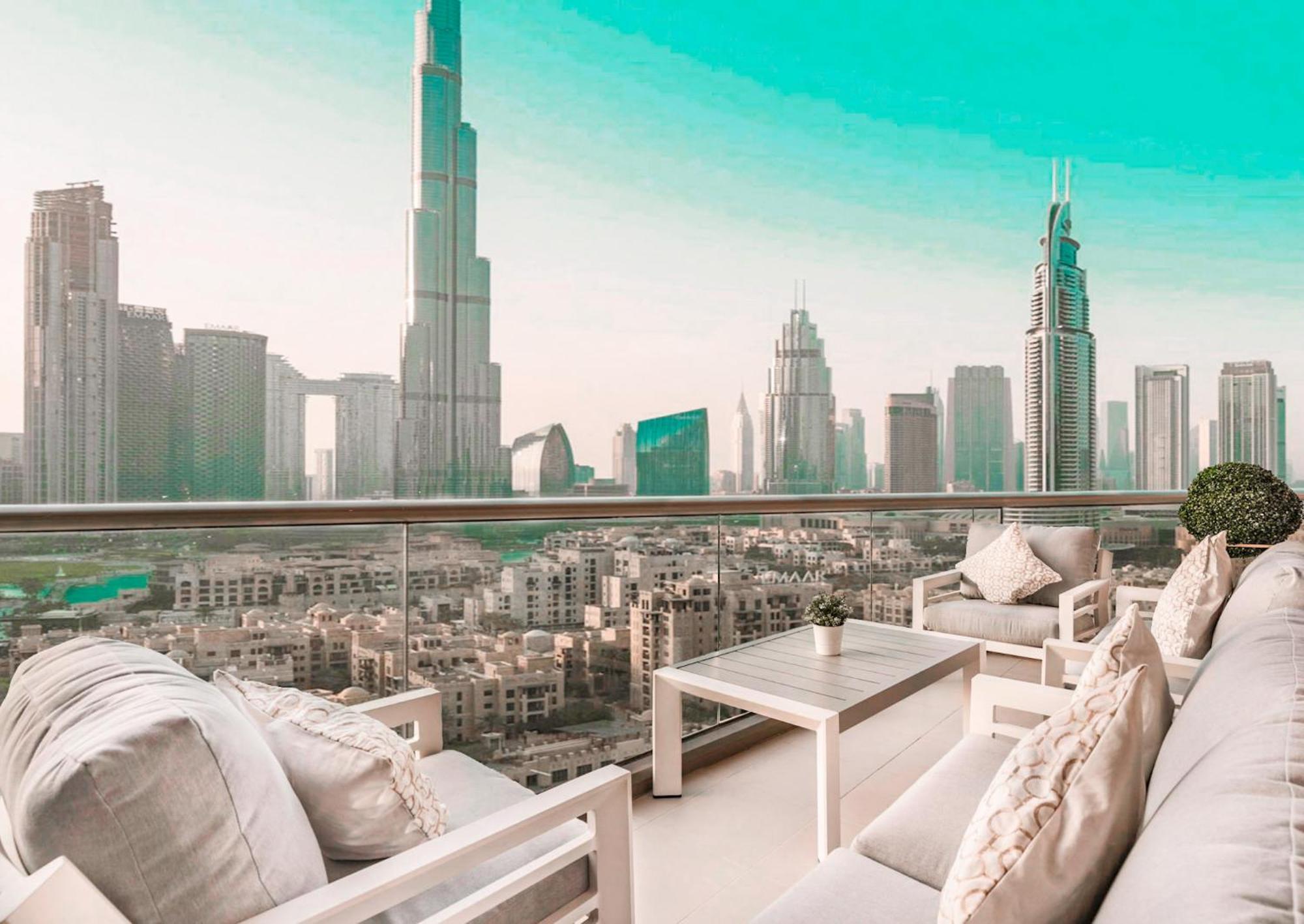 Elite Royal Apartment - Panoramic Full Burj Khalifa, Fountain & Skyline View - Baron Дубай Екстер'єр фото